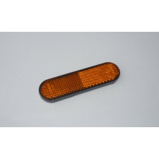 ODRAZKA ORANŽOVÁ NA PŘEDNÍ TLUMIČE - (100X27MM) - TYPOVĚ JAWA CL